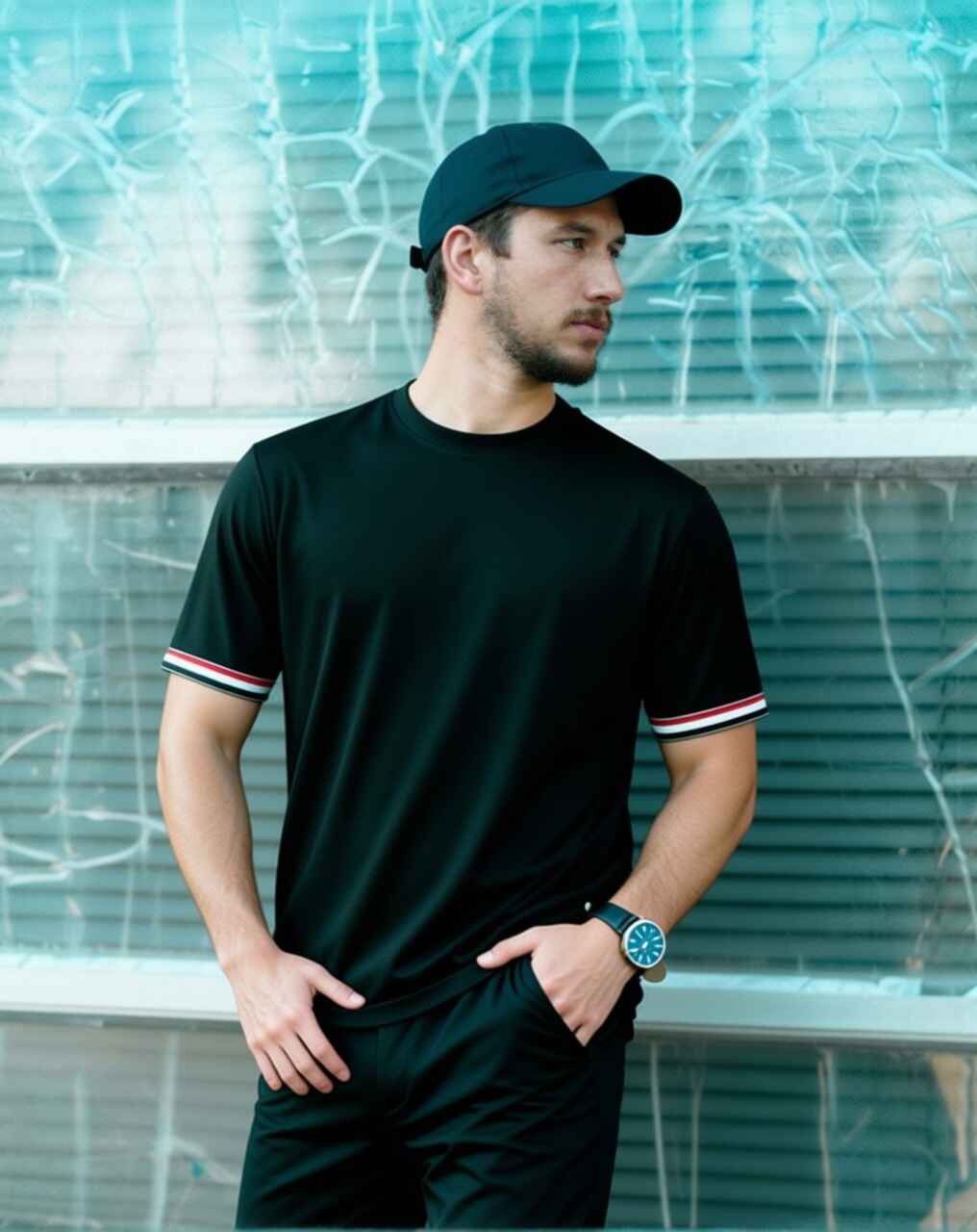 Athleisure black set reference